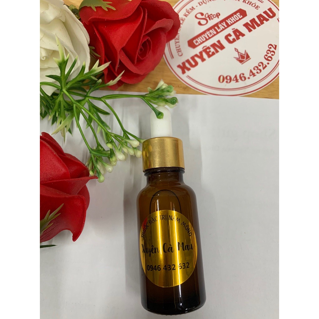 Serum tinh chất chống nấm móng, chăm sóc móng, hư móng, bọng móng, ngứa, sưng, viêm khóe không tái phát Xuyên Cà Mau