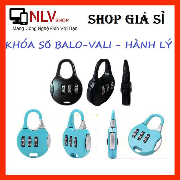 Khoá số balo, vali, hành lý Tiện Lợi