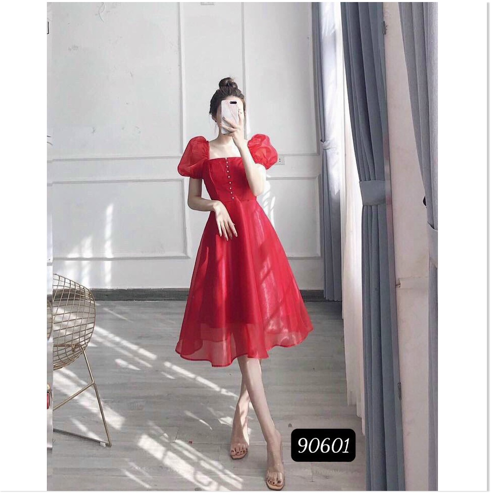 ĐẦM XÒE , DỰ TIỆC NỮ SIÊU XINH , TÔN DÁNG , CHO QUÝ CÔ KME FASHION