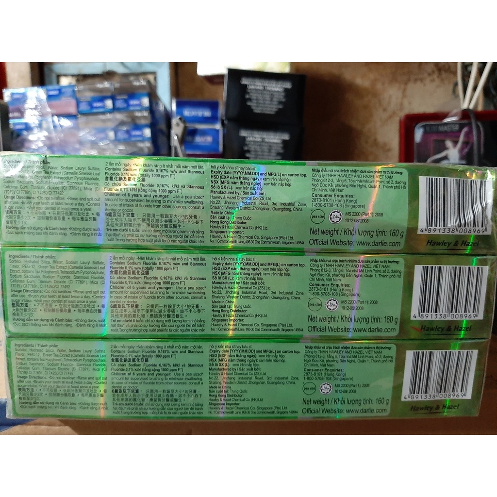 Kem Đánh Răng Trắng Sáng DARLIE 140g