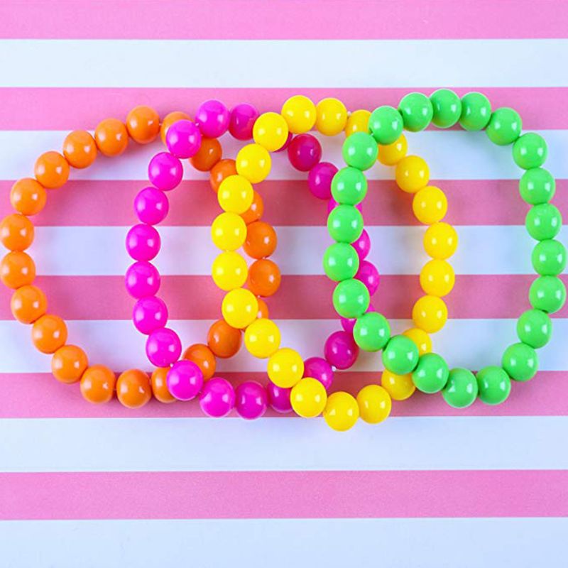 Găng Tay Lưới Hở Ngón Màu Neon Phong Cách Thập Niên 80 Cho Nữ