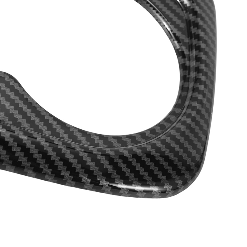 Miếng Dán Giá Đỡ Cốc Uống Nước Bằng Sợi Carbon ABS Cho Xe Hơi Honda Civic 2019 2018 2017 2016