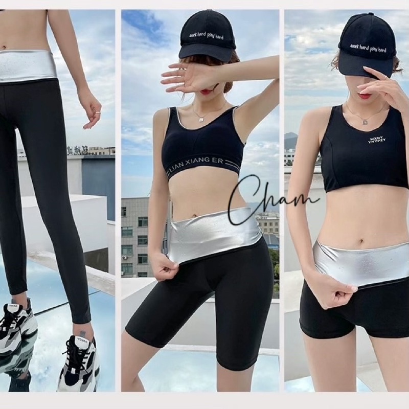 Quần legging nano Bạc Đùi, Ngố, Dài Cham quần tập Gym - Yoga giảm mỡ giúp eo thon gọn săn chắc cơ