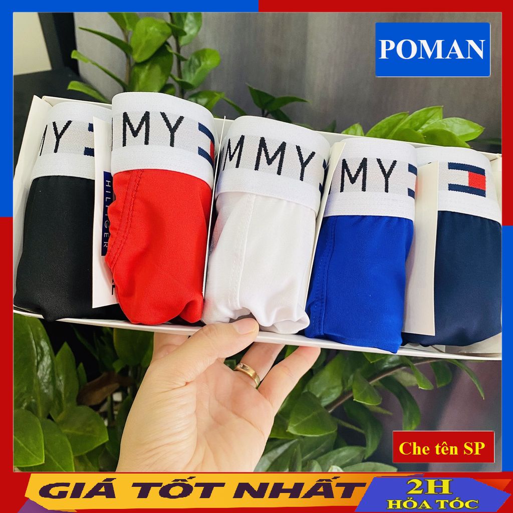 COMBO 4 QUẦN LÓT NAM THUN LẠNH CAO CẤP-QUẦN SỊP NAM CO DÃN 4 CHIỀU-POMAN