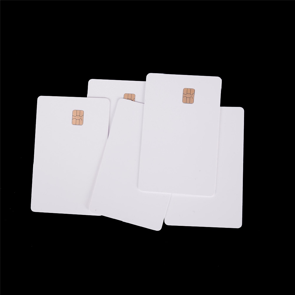 Bộ 5 Thẻ ISO PVC Thông Minh Màu Trắng SLE4442