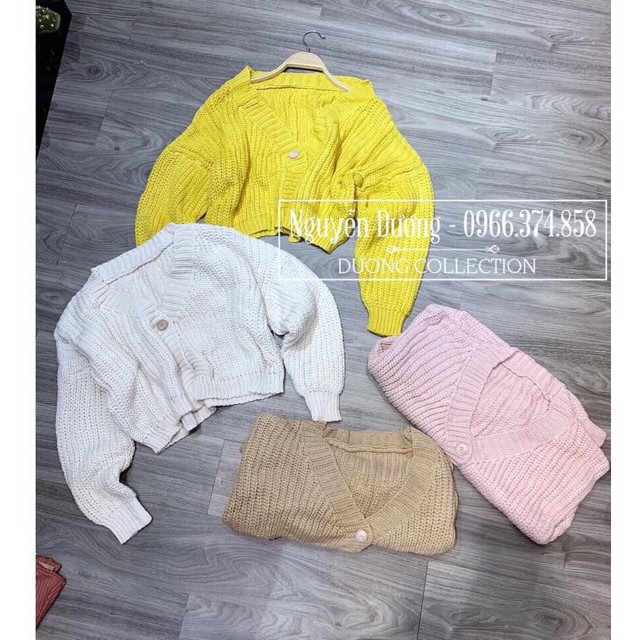 Áo cardigan 1 cúc siêu đẹp (#453)_Xưởng May Quang Anh