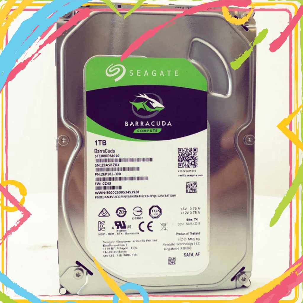 EW6 TYDB Ổ Cứng Seagate BarraCuda 1TB/64MB/3.5 44 EW