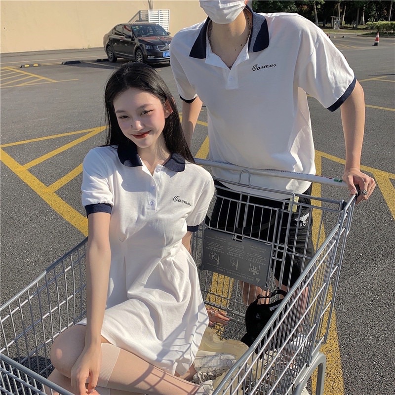 Váy Polo Thun Cosmos Thể Thao L.Y Store Nữ[FREESHIP🌸Đầm mini đuôi cá dáng ngắn body eo tennis năng động cá tính Ulzzang🌸