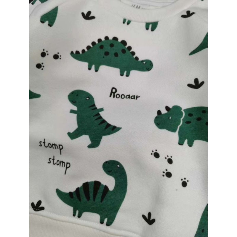 Set nỉ khủng long HM xuất bé trai-XLa