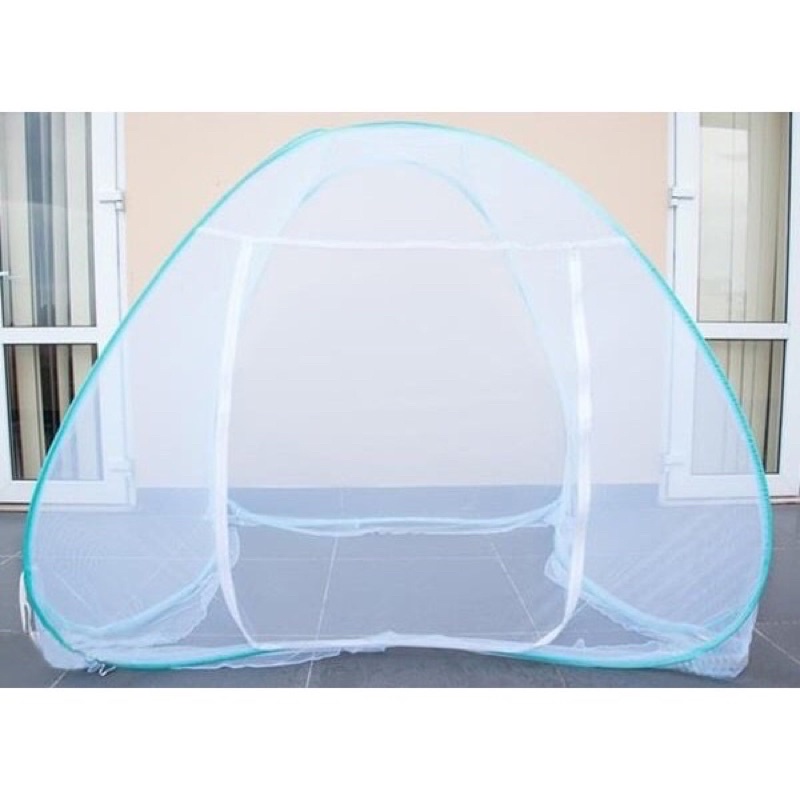 Màn chụp tự bung tiện lợi cho cả gia đinh.đủ mầu đủ kích thước 1m2x1m9.,1m5x1m9,.-1m6x2m.,-1m8x2m,.-2mx2m2