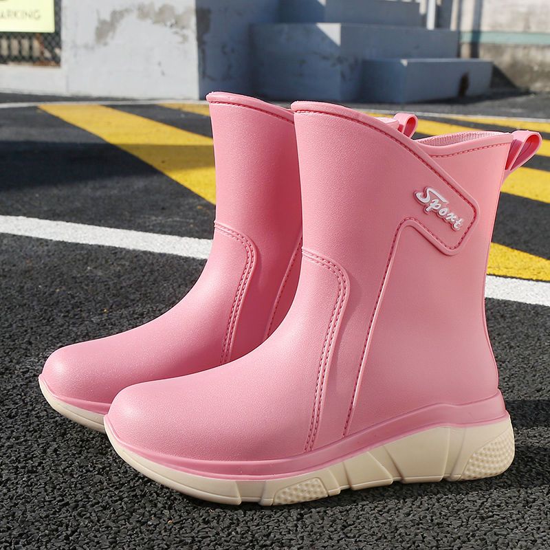 Ủng Đi Mưa Siêu Nhẹ Chống Thấm Nước Thời Trang Hàn Quốc Cho Người Lớn