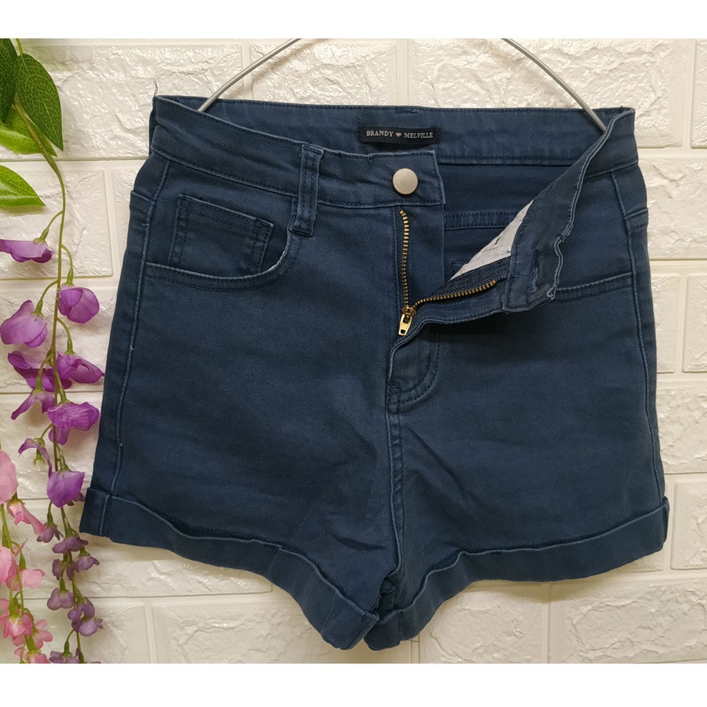 Quần short jean nữ lưng cao QS-214i (Chỉ còn SIZE S: VÒNG EO: 57 -&gt; 63Cm)