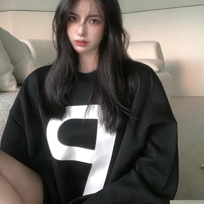 Áo thun tay dài cổ thuyền thời trang thu đông cho nữ