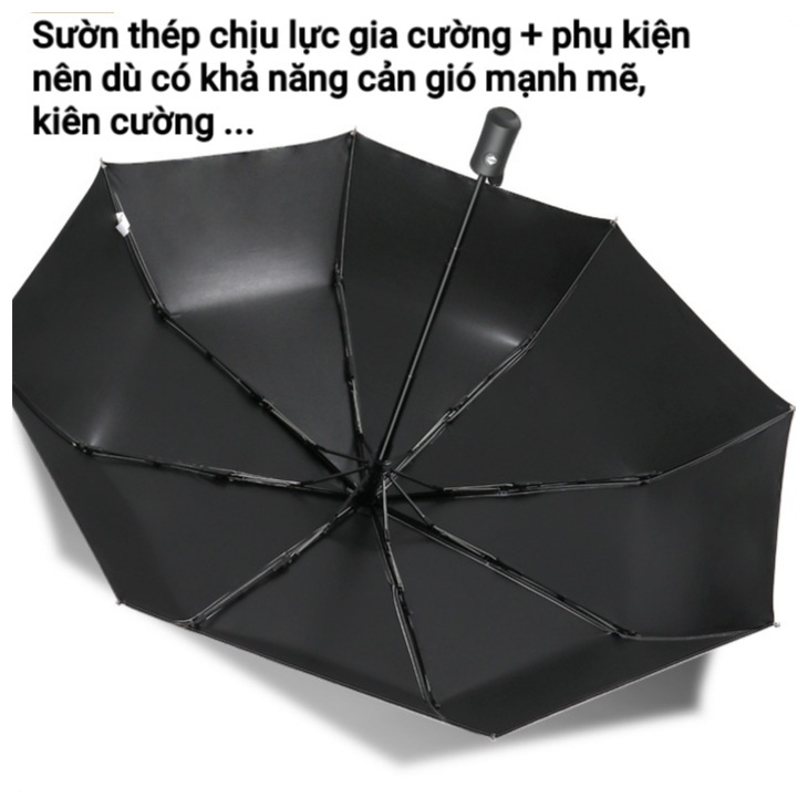 Ô Dù Gấu Đa Sắc Màu Chống Tia UV Hoàn Toàn Tự Động Che Nắng Mưa - Yobo