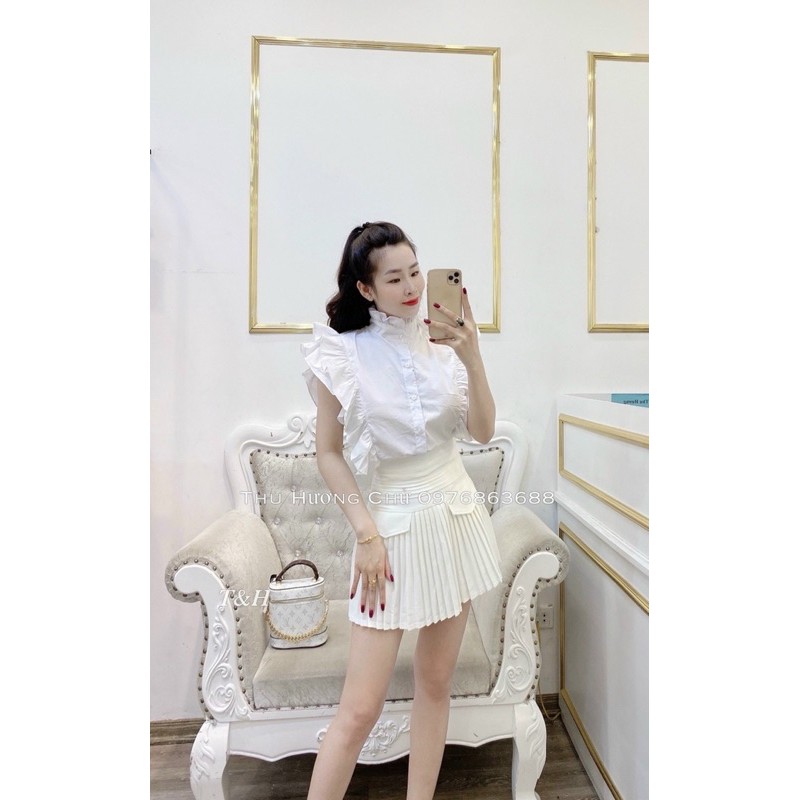 Chân váy xếp ly nắp túi lên dáng sang chảnh có lót quần trong CV8808 - NhiNhi Shop | BigBuy360 - bigbuy360.vn