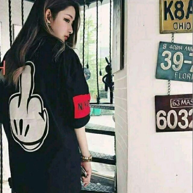 TỔNG KHO +_____________Áo ngón tay giữa cooton 👆👆👆UNISEX | BigBuy360 - bigbuy360.vn