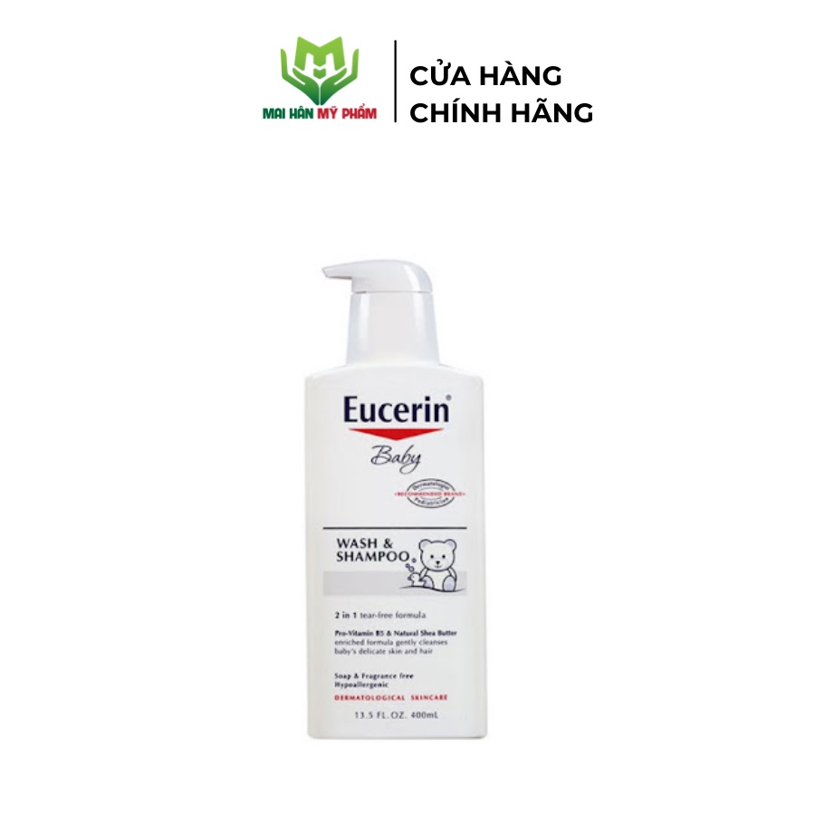 Sữa tắm gội dịu nhẹ cho bé Eucerin Baby Bano &amp; Shampoo 400ml