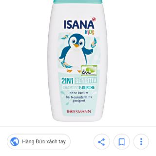 SỮA TẮM ISANA KIDS HÀNG XÁCH TAY ĐỨC