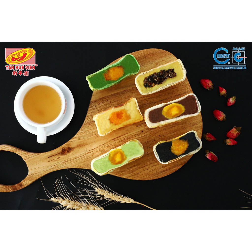 Bánh Pía Bách Vị Tân Huê Viên - Hộp 900g - Đặc Sản Sóc Trăng
