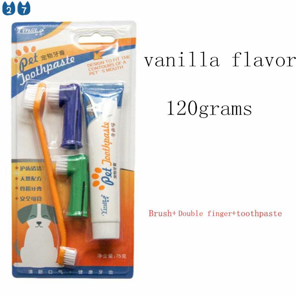 Kem Đánh Răng Và Chăm Sóc Răng Miệng Chó Mèo 2 Vị Vanilla Và Ong