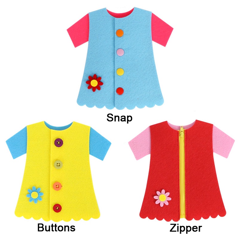 Đồ Chơi Học Kỹ Năng Động Cơ Một Chiều Có Khóa Kéo Montessori Dành Cho Trẻ Mẫu Giáo