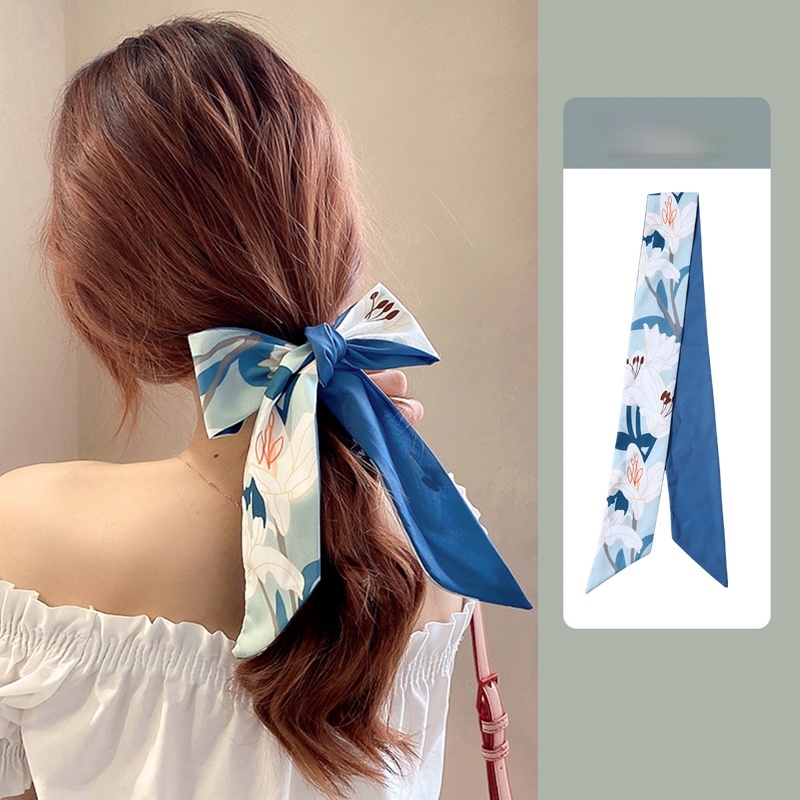 Băng Đô Lụa Thắt Nơ Mẫu Mới 2021