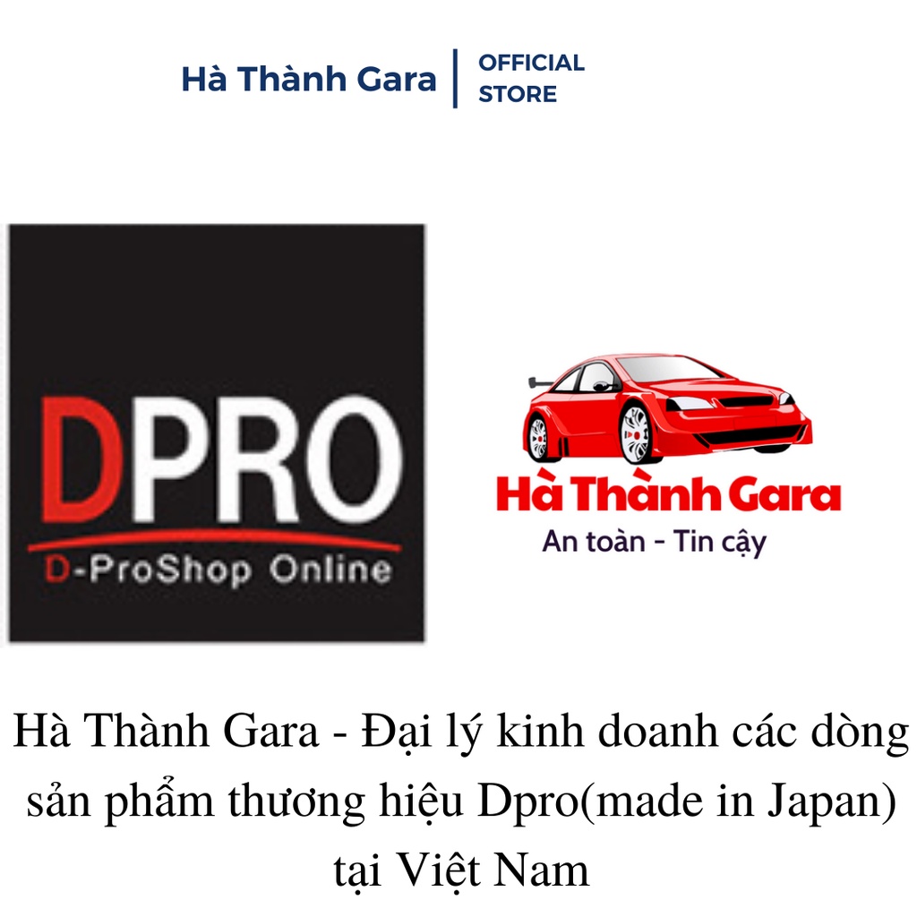 Phủ Nano Ceramic gương kính xe ô tô D-PRO Japan chống bám nước chống bám bẩn