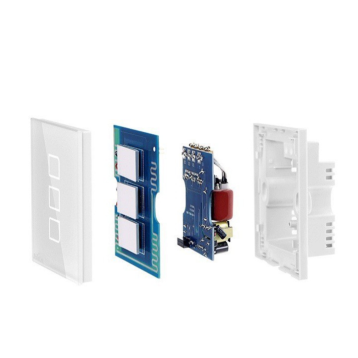 Công Tắc Cảm Ứng Điều Khiển Từ Xa Broadlink TC2 UK WH/3-Gang