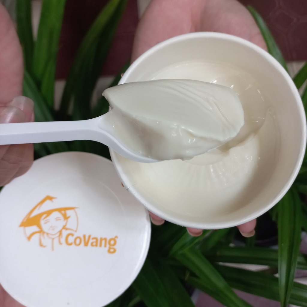 GIAO NHANH HỎA TỐC- Tàu hủ tươi CoVang- Set 10 hủ 180gr (dùng ăn vặt, tráng miệng, dặm trường học, chỗ làm việc