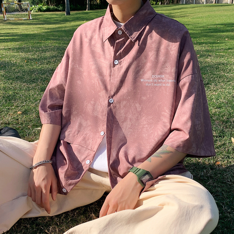 Áo sơ mi tay ngắn thời trang thịnh hành cho nam | BigBuy360 - bigbuy360.vn