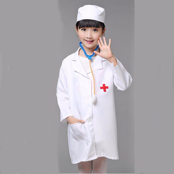 Bộ đồ bác sĩ kèm nón cho bé - Loại tốt
