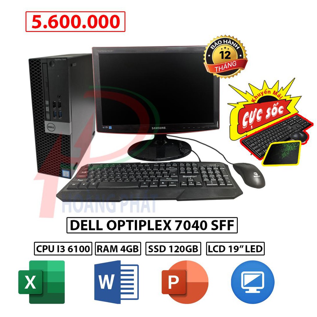 { BH12 tháng } Máy tính Đồng Bộ Dell Optiplex 7040 Core i7. core I5 .core I3 siêu bền đẹp | WebRaoVat - webraovat.net.vn