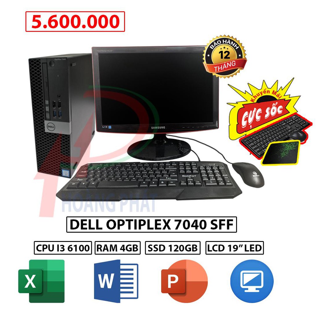 MÁY TÍNH ĐỒNG BỘ ĐỂ BÀN DELL OPTIPLEX 7040 SFF GIÁ SIÊU SỐC