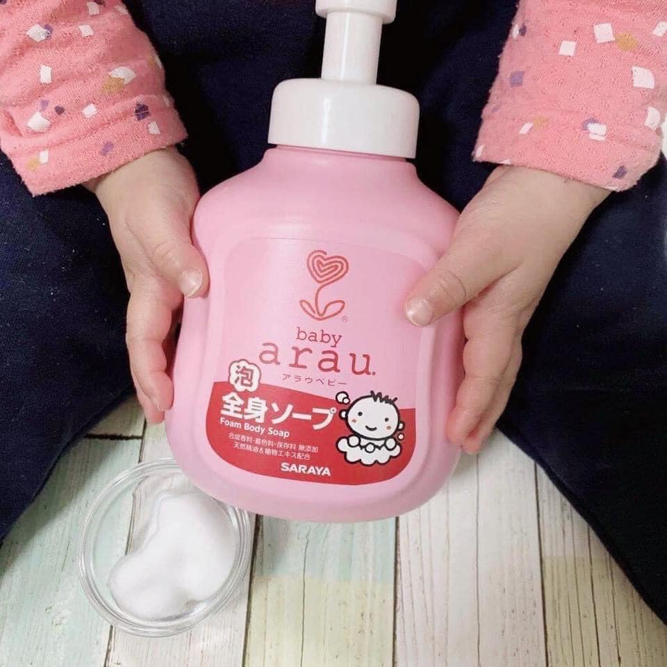 Sữa tắm gội Arau Baby cho bé 450ml - Nhật Bản