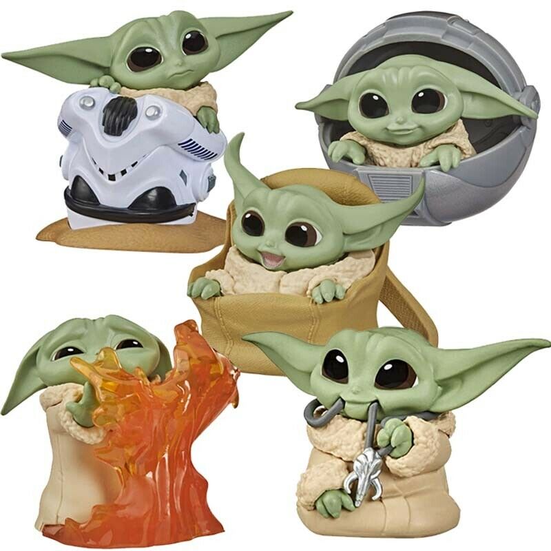 Set 6 mô hình đồ chơi nhân vật trong phim hoạt hình The Baby Yoda