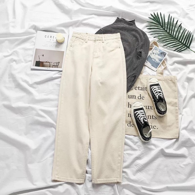 Quần Jean Trắng