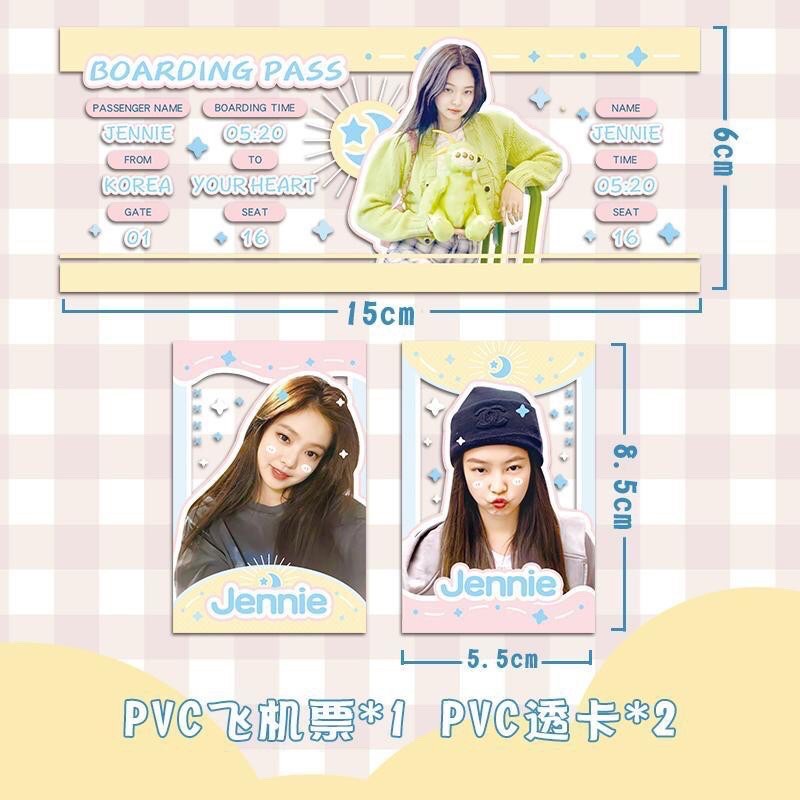 ORDER | Sooyaaas | Set Banner + Vé máy bay + Ảnh + Bưu Thiếp JENNIE(BLACKPINK)