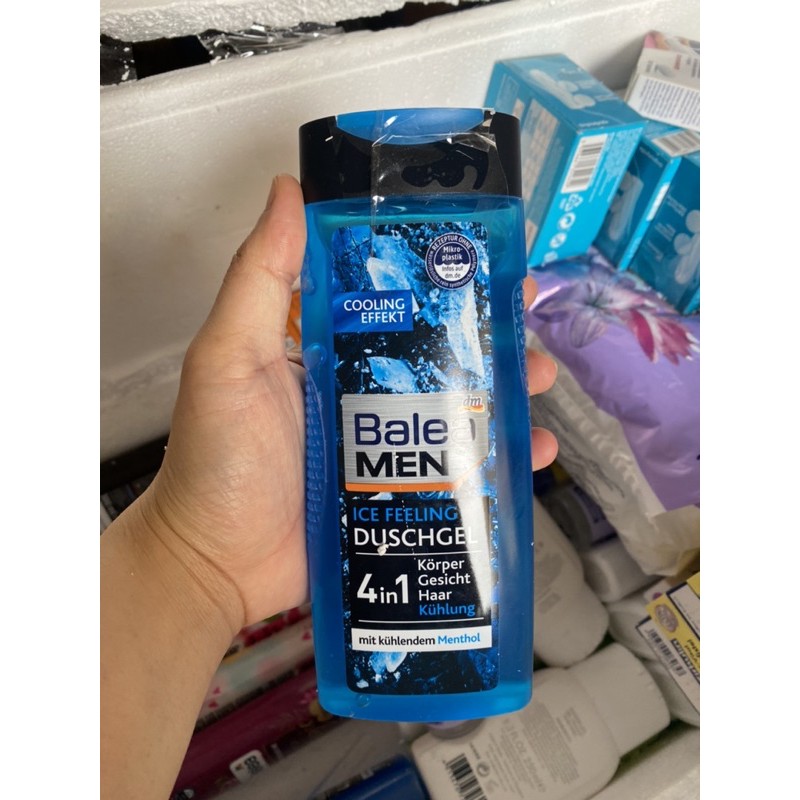 Sữa tắm kiêm dầu gội nam Balea Men Duschgel