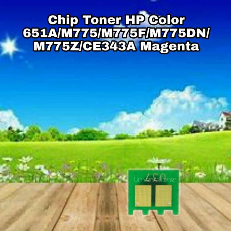 Chip Laser 651a Cho Máy In Hp 651a 700 M775 M775f M775dn M775z M 775 Ce343a Magenta