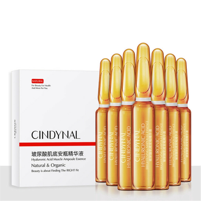 Hộp 7 ống tinh chất giữ ẩm và nuôi dưỡng da làm mờ sắc tố melanin cho da trắng sáng chuyên nghiệp