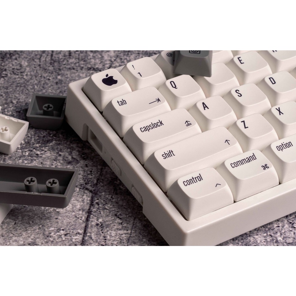 Keycap PBT XDA MacOS, Ice Mint nút bàn phím cơ phù hợp nhiều layout bàn phím cơ bản