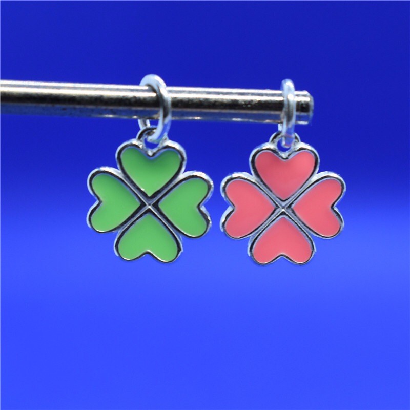 [GIÁ BUÔN] Charm cỏ 4 lá BẠC cực xinh - Hàng bạc loại 1 siêu đẹp PH953