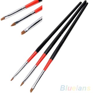 Set 3 cọ vẽ móng tay nghệ thuật