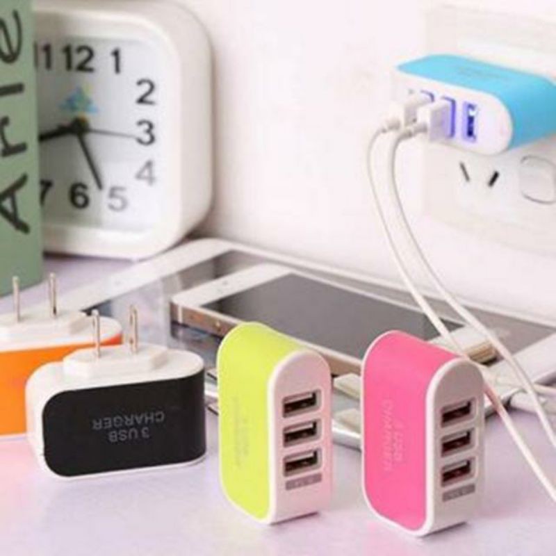 Củ sạc 3 cổng USB
