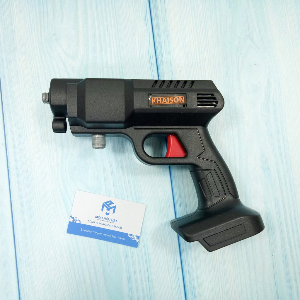 Máy xịt rửa đa năng rửa xe dùng pin KHAISON - Nghề Mộc