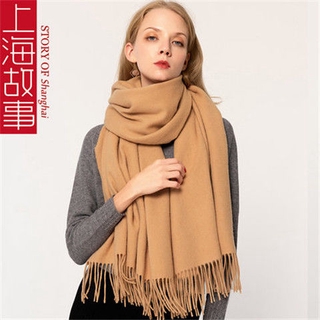 Khăn choàng cổ bằng len cashmere 100% kiểu anh dễ phối đồ