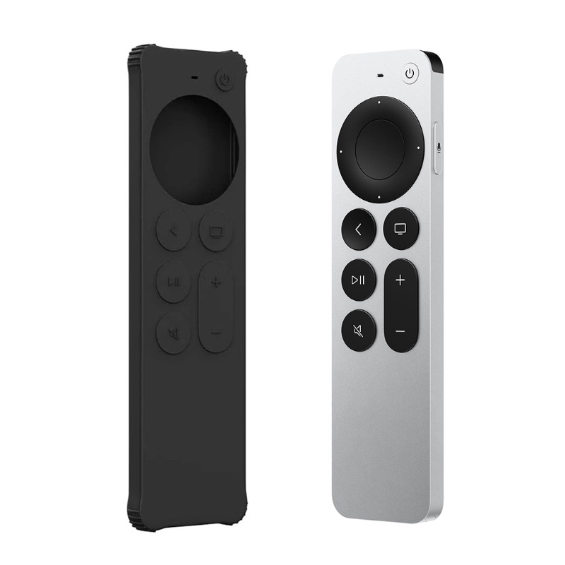 DOU Scratch Resistant Silicone Case Precise Position Remote Protective Cover for-Apple TV 4K 2021 6Th TV Control Shell