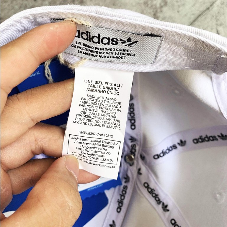 ⚡️ Mũ / Nón thể thao adidas Trefoil Baseball Cap - White FJ2544 | HÀNG XUẤT XỊN / Ảnh Thật / GIÁ RẺ NHẤT