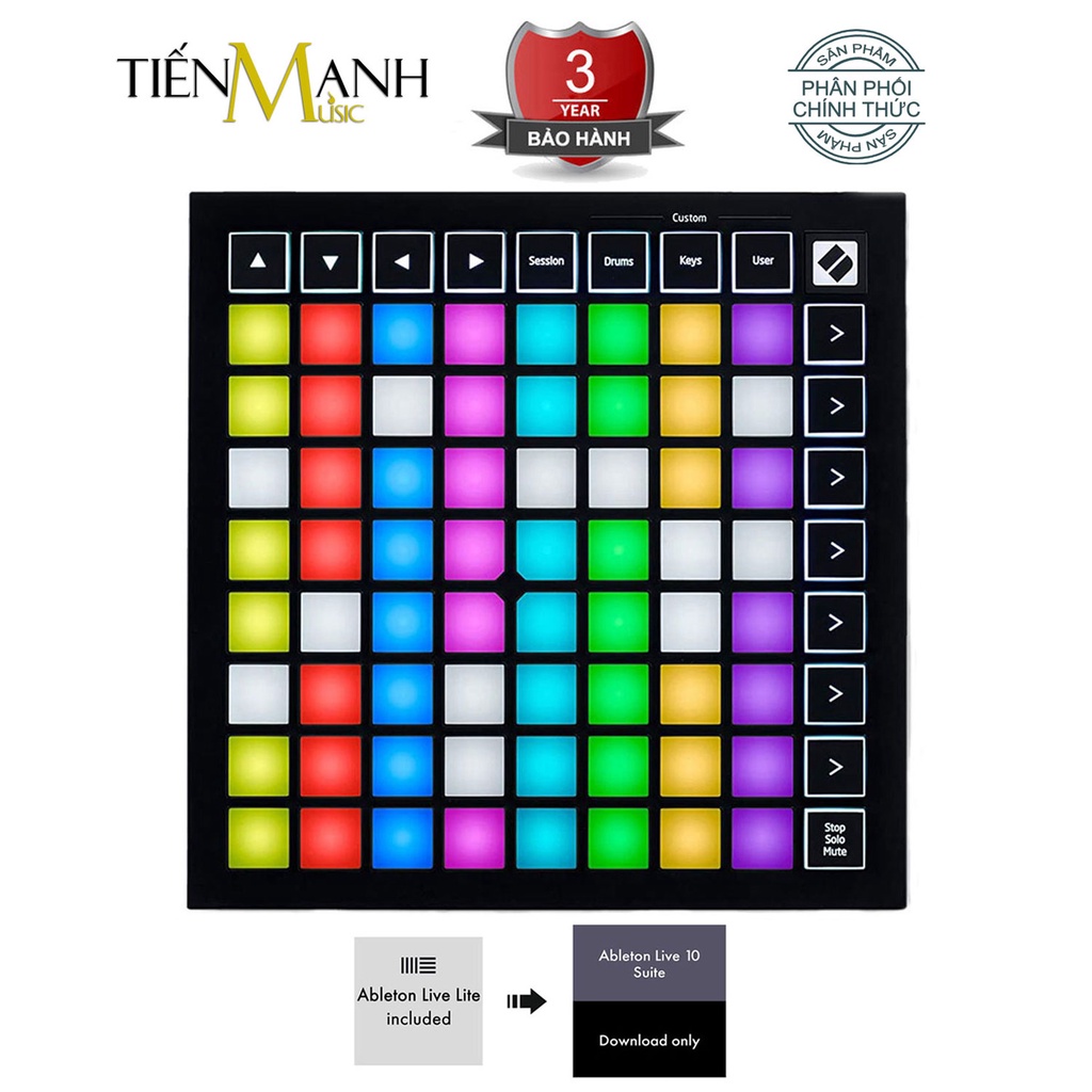 Novation Launchpad Mini MK3 Bàn phím sáng tác nhạc - Sản xuất âm nhạc Producer USB Grid Controller for Ableton Live