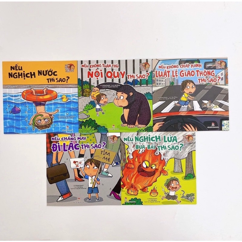 Sách- Combo 5 cuốn sách Bé An Toàn Mỗi Ngày
